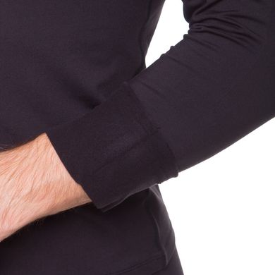 Термобелье мужское футболка с длинным рукавом (лонгслив) черная CO-8151