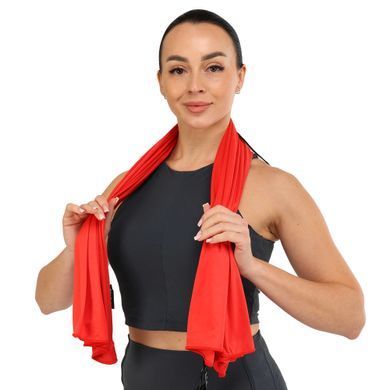 Рушник спортивний із мікрофібри в чохлі EVA CASE SPORTS TOWEL 4Monster T-ETD-120 колір червоний