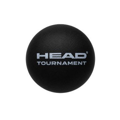 Набір м'ячів для сквошу HEAD Tournament 287336 3шт чорний