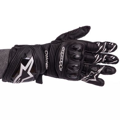 Теплые мотоперчатки зимние Alpinestars черные AX-19, L