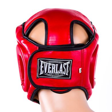Шлем для бокса закрытый красный Flex EVERLAST EVF475