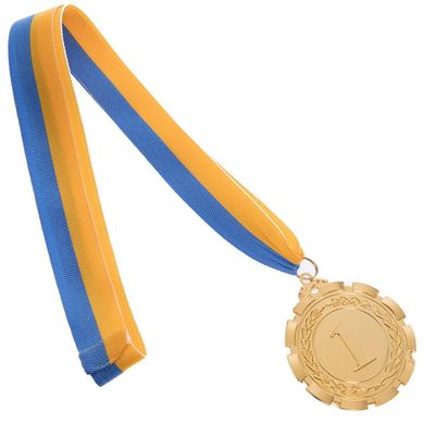 Медаль спортивная с лентой (1 шт) d=65 мм C-6861,