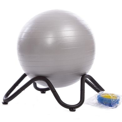 Мяч-кресло с чехлом 45см Медуза FI-1467-45, серый