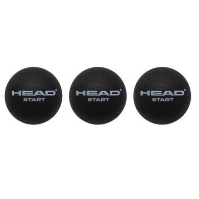 Набір м'ячів для сквошу HEAD Tournament 287336 3шт чорний