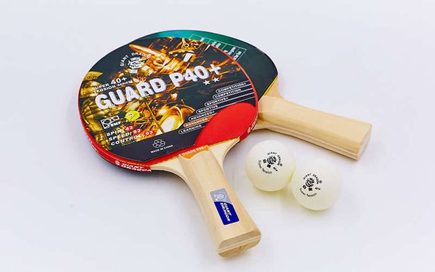 Набор для настольного тенниса (2 ракетки, 2 мяча) GIANT DRAGON MT-5681