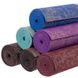 Коврик для йоги льняной каучуковый Yoga mat Zelart FI-2441 цвет бордовый