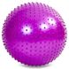 Фитбол массажный мяч для фитнеса 75 см Zelart FI-1988-75, Фиолетовый