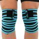 Коленные бинты для приседаний KNEE WRAPS LiveUp LP8724 цвет синий-черный
