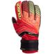 Перчатки вратарские с защитными вставками на пальцы REUSCH красно-черные FB-915A, 10