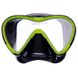 Плавательная маска для снорклинга M148-SIL, Черно-желтый