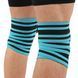 Коленные бинты для приседаний KNEE WRAPS LiveUp LP8724 цвет синий-черный