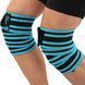 Коленные бинты для приседаний KNEE WRAPS LiveUp LP8724 цвет синий-черный
