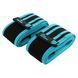 Коленные бинты для приседаний KNEE WRAPS LiveUp LP8724 цвет синий-черный