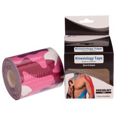 Кинезио тейп для лица и тела Kinesio tape Zelart BC-0842-7_5 размер 7,5смх5м цвета в ассортименте