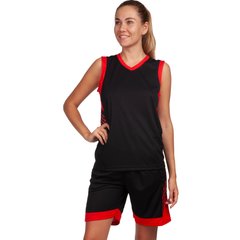 Форма баскетбольная женская Lingo черный (155-175 см ) LD-8217, 155-160 см