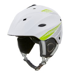 Шлем горнолыжный с механизмом регулировки MS-6287 белый L (58-61)