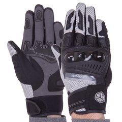 Перчатки для мотоцикла SCOYCO черно-серые TG06, L