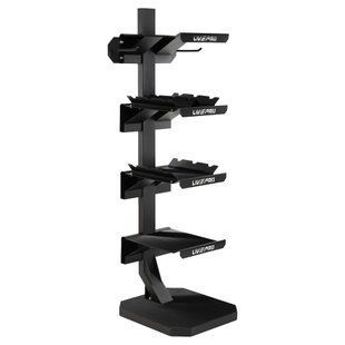 Стеллаж модульный для инвентаря кроссфит STORAGE RACK LiveUp LP8875 размер-55x60x180см черный