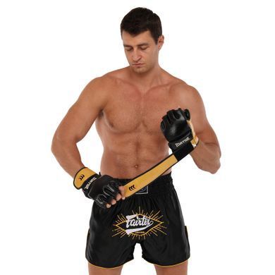 Перчатки для смешанных единоборств MMA MATSA ME-2010 размер L цвет черный