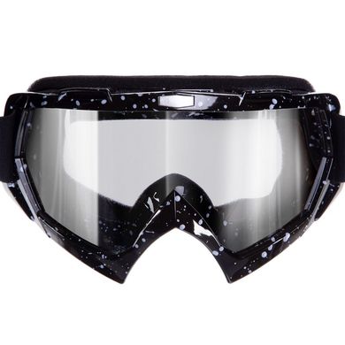 Мотоочки маска прозрачный визор MT003-1-BK2, Черный