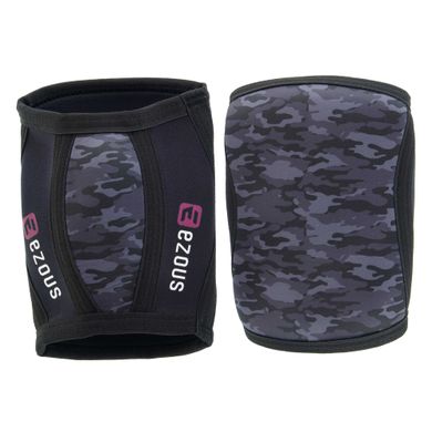 Налокотники для жима CAMO ELBOW SLEEVE EZOUS A-04 размер S цвет камуфляж серый