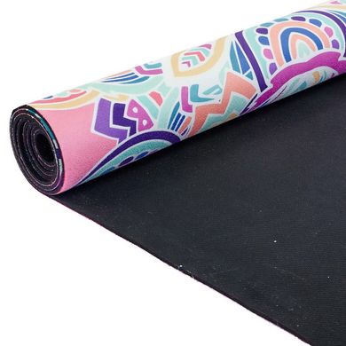 Коврик для йоги замшевый 3мм Record FI-5662-6, Розовый