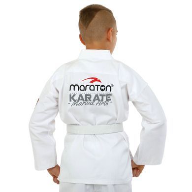 Кимоно для карате куртка штаны и пояс MARATON MTR082 размер 000 (рост 110)