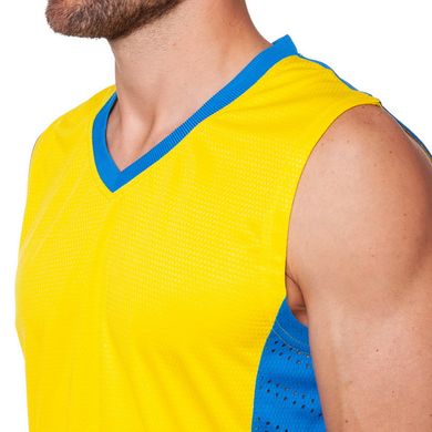Баскетбольная форма мужская Lingo Star желтая LD-8093, 160-165 см