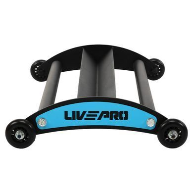 Роллер для ягодичных мышц Glute Ham Roller LiveUp LP8347 размер 66х40,5х10см черный