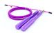 Скакалка скоростная с подшипником и с алюминиевыми ручками 2.75 м FI-5100, Фиолетовый