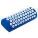 Валик масажний (Acupressure mat) Аплікатор Кузнєцова Zelart FI-1710 колір синій