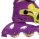 Детские ролики (роликовые коньки) раздвижные Zelart желто-фиолетовые Z-2920, 31-34