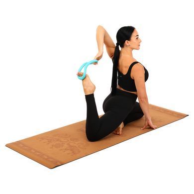 Кольцо для йоги и растяжки Zelart YOGA HOOP FI-1548 цвет лиловый