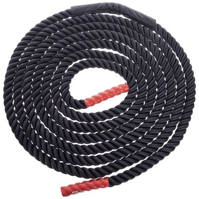 Канат для кроссфита Combat Battle Rope Zelart FI-2597-12 12м черный