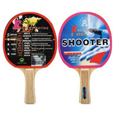 Набір для настільного тенісу GIANT DRAGON SHOOTER 2star MT-5682 2 ракетки 2 м'яча чохол