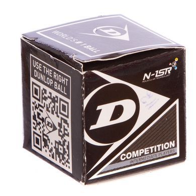 М'яч для сквошу DUNLOP REV COMP XT SINGLE DOT DL700112 1шт чорний