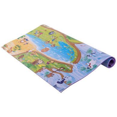 Коврик детский игровой развивающий Мультфильм Zelart TY-8772 1,2мх1,2мх0,8см