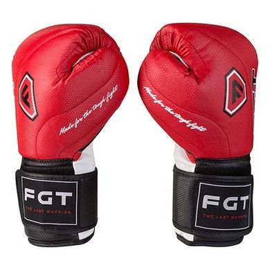 Перчатки боксерские FGT Cristal красные 10 унций FT-2815/101