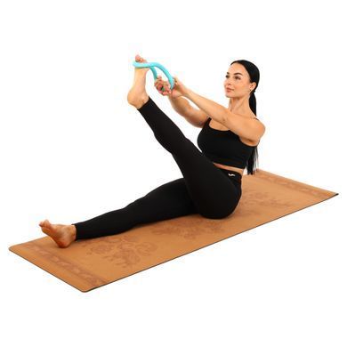 Кольцо для йоги и растяжки Zelart YOGA HOOP FI-1548 цвет лиловый