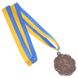 Медаль спортивная награда с лентой FLIE d=65 мм C-3176, 3 место (бронза)