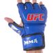 Рукавички для змішаних єдиноборств MMA синій BO-0397, XL