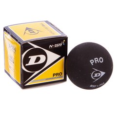 Мяч для сквоша DUNLOP REVELATION PRO DOUBLE DOT DL700108 1шт черный