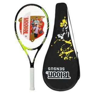 Ракетка для великого тенісу 27" TELOON SENSUS-1 колір салатовий-чорний