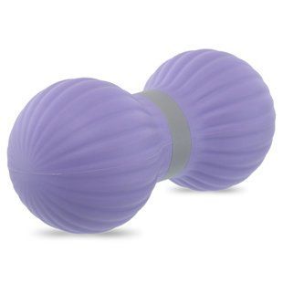 Мяч массажный двойной для МФР и самомассажа Duoball Zelart FI-9673 цвет фиолетовый
