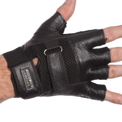Атлетические перчатки для кроссфита и воркаута BC-122, L
