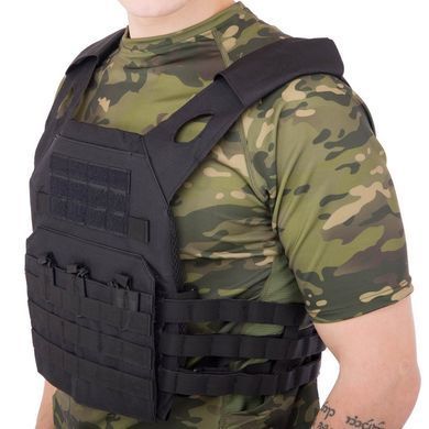 Плитоноска для бронепластин с системой MOLLE Military Rangers ZK-5515 цвет хаки