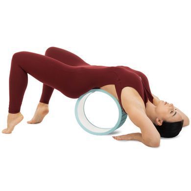 Колесо для йоги масажне Wheel Yoga FHAVK FI-1472 колір м'ятний