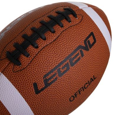 Мяч для регби и американского футбола №9 LEGEND PU Official FB-3285
