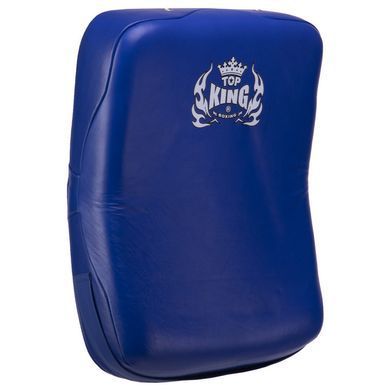 Маківара Вигнута тренувальна для відпрацювання ударів PU TOP KING Curved Shape TKKSH-01-SL колір синій