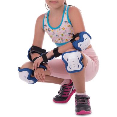 Защита детская наколенники налокотники перчатки Record SK-6328B, S (3-7 лет)